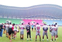 Pemain Bhyangkara FC, Jalani Latihan dengan Serius di Stadion Patriot Chandarbhaga Kota Bekasi
