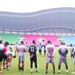 Pemain Bhyangkara FC, Jalani Latihan dengan Serius di Stadion Patriot Chandarbhaga Kota Bekasi