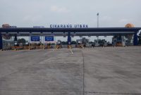 Gerbang tol Cikarang Utara.
