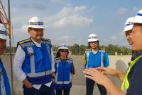 Disampaikan oleh Direktur Utama PT JBS STH. Saragi pada kunjungan kerja Direktur SDM dan Umum PT Jasa Marga (Persero) Tbk. Kushartanto Koeswiranto ke proyek jalan tol tersebut.