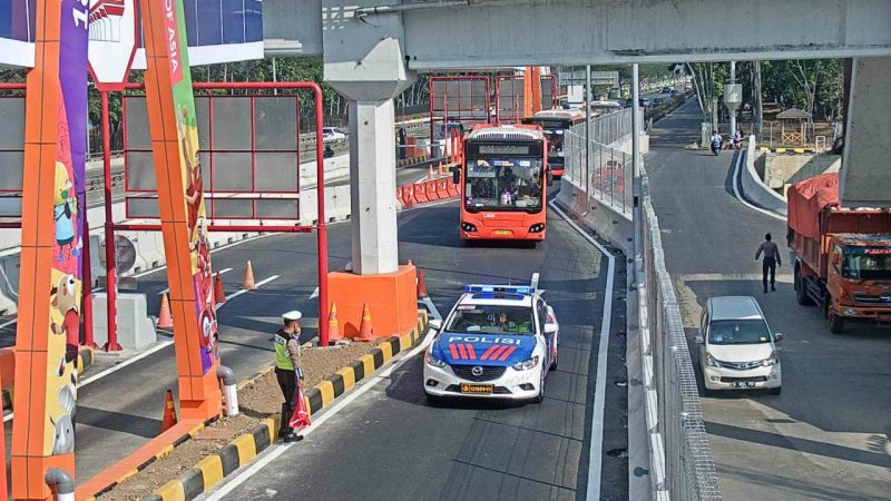 Dukung Asian Games 2018:  Implementasi paket kebjakan tersebut mencakup manajemen lalu lintas, memberikan prioritas di Gerbang Tol (GT) hingga beautifikasi jalan tol.