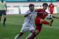 Pertandingan sepak bola antara Vietnam melawan Pakistan dalam laga Grup D Asian Games 2018 yang digelar di Stadion Wibawa Mukti, Desa Sertajaya, Kecamatan Cikarang, Kabupaten Bekasi, Selasa (14/08/2018), ditutup dengan skor akhir 3-0.