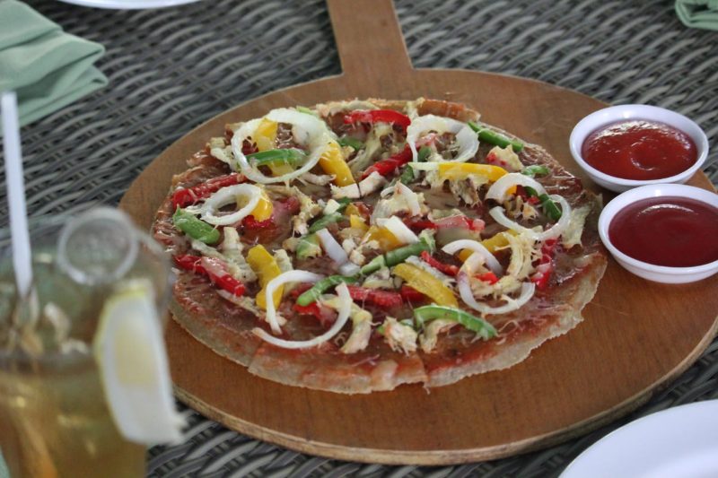 Pizza Singkong ala Hotel Santika Cikarang.