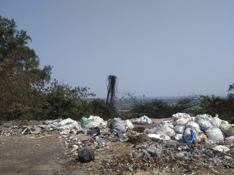Lokasi Sampah Biji Plastik di Buang Sembarangan.