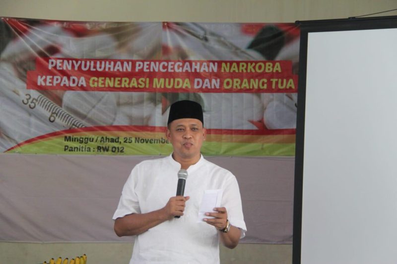 Tri Adhianto Wakil Walikota Bekasi di Acara Penyuluhan Bahayanya Narkoba.