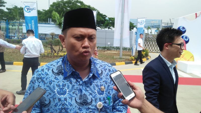 Kepala Dinas Perindustrian Kabupaten Bekasi Peno Suyatno