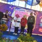 Pukul Gong: Peluncuran program Business Development Services (BDS) Kanwil III DJP Jawa Barat untuk pelaku UMKM di KPP Pratama Bekasi Selatan.