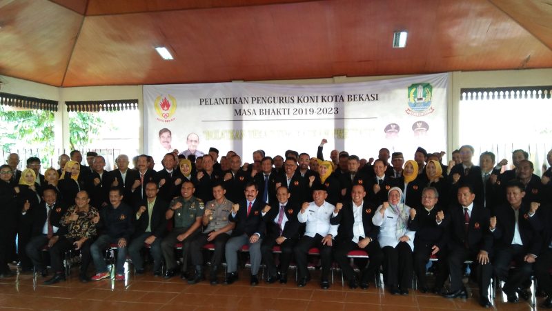 Pelantikan: Pengurus KONI Kota Bekasi Resmi Dilantik, Pada Rabu (6/3/2019)