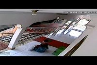 CCTV yang merekam aksi penculikan balita usia tiga tahun di_lingkungan Masjid Al Amin Bintara Jaya III Kecamatan Bekasi Barat Kota Bekasi