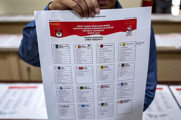 Surat Suara Pemilu 2019