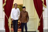 Presiden Jokowi dan Presiden ke-3 BJ Habibie
