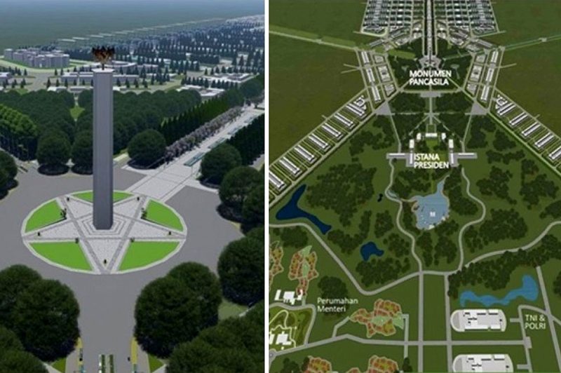  Desain Ibu Kota Baru Repubkik Indonesia.