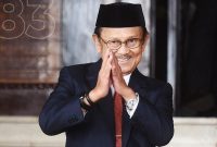 BJ Habibie Presiden RI Ke-3.