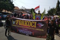 Foto: Forum Kerukunan Komunitas Cirebon (FORKOCI) ikut serta meramaikan Festival Tradisi Nadran Gunungjati dan Sedekah Bumi kembali akan digelar di Desa Astana Kecamatan Gunung Jati,
