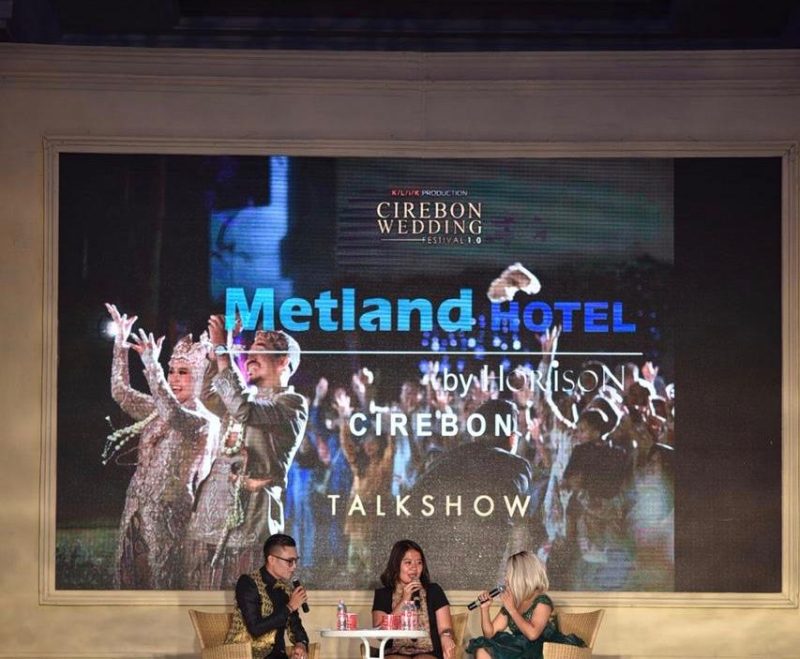 Pameran: Metland Hotel Cirebon membagikan voucher menarik untuk para peserta yang bertanya dalam Talk Show di Wedding Festival, Sabtu (5/10/2019).