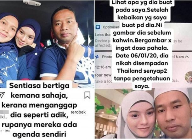 Suami nikahi sahabat istri diam-diam (Sumber: Twitter/twittervirall)

