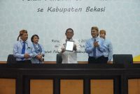 Foto : Bupati Bekasi menghadiri kegiatan Pekan Panutan SPT Tahunan se Kabupaten Bekasi yang bertempat di Gedung Swatantra Wibawa Mukti, Cikarang Pusat, Rabu (19/2).