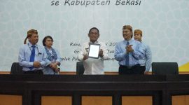 Foto : Bupati Bekasi menghadiri kegiatan Pekan Panutan SPT Tahunan se Kabupaten Bekasi yang bertempat di Gedung Swatantra Wibawa Mukti, Cikarang Pusat, Rabu (19/2).