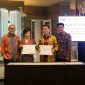 Foto: PT Lippo Cikarang Tbk dan Savills Indonesia pada hari ini melakukan penandatangan kesepakatan kerjasama pemasaran proyek Orange County Mall, Lippo Cikarang.