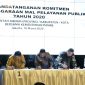 Foto : Bupati Bekasi melakukan penandatanganan komitmen Penyelenggaraan Mal Pelayanan Publik (MPP) bertempat di Kantor Kementerian PANRB, Selasa (10/3).