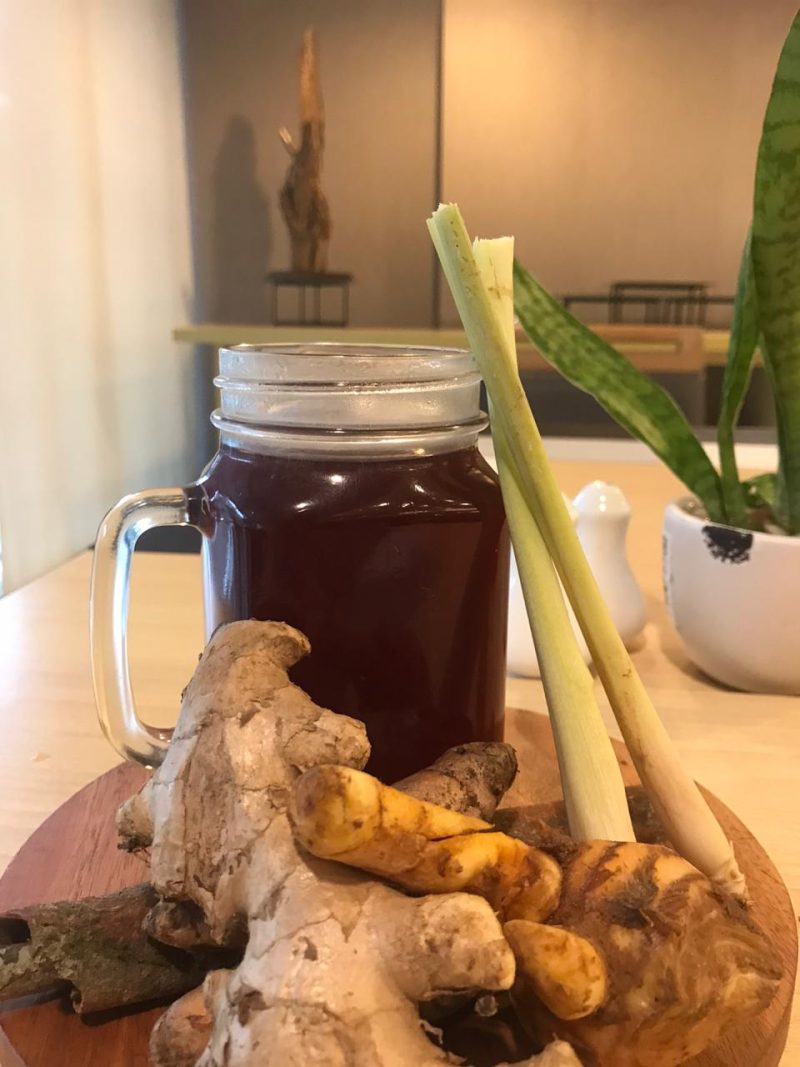 Wedang Jampi Khas Metland Cirebon Hotel.