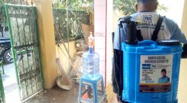 Libatkan Kader Demokrat, SBH Semprot Disinfektan di Indramayu dan Cirebon.