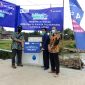 Kepala Divisi Bencana dan Kampung Zakat IZI, Mohammad Yunus, Kepala Desa Talagahiang, Yudha Pradhigdha, S.IP, Amir Majlis Ta'lim XL Axiata (MTXL), Nashrul Hendarsyah bersama-sama meresmikan Jembatan Talagahiang, di Lebak, Banten pada Sabtu (16/1) lalu. Dalam pembangunan jembatan ini, XL Axiata bekerjasama dengan lembaga sosial Inisiatif Zakat Indonesia (IZI), dengan dana berasal dari dana wakaf perusahaan, serta donasi karyawan dan pelanggan.