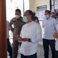 Direktur Jendral Kependudukan dan Catatan Sipil Kementrian Dalam Negeri, Zudan Arif Fakrulloh saat melakukan kunjungan kerja sekaligus monitoring pelayanan adminduk di Dinas Kependudukan dan Catatan Sipil Kabupaten Bekasi, pada Rabu (19/05/21).