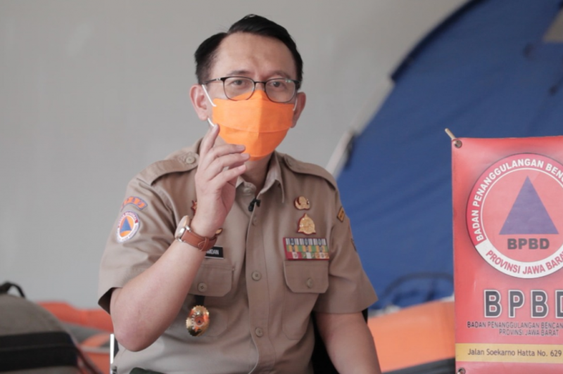Kepala Pelaksana BPBD Provinsi Jawa Barat Dani Ramdan,