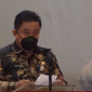 Kepala Bappeda Kabupaten Bekasi, Dedi Supriadi di saat pembukaan kegiatan Rembuk Stunting yang diberlangsung di Hotel Nuanza, Cikarang Selatan, Kamis (16/9/21
).