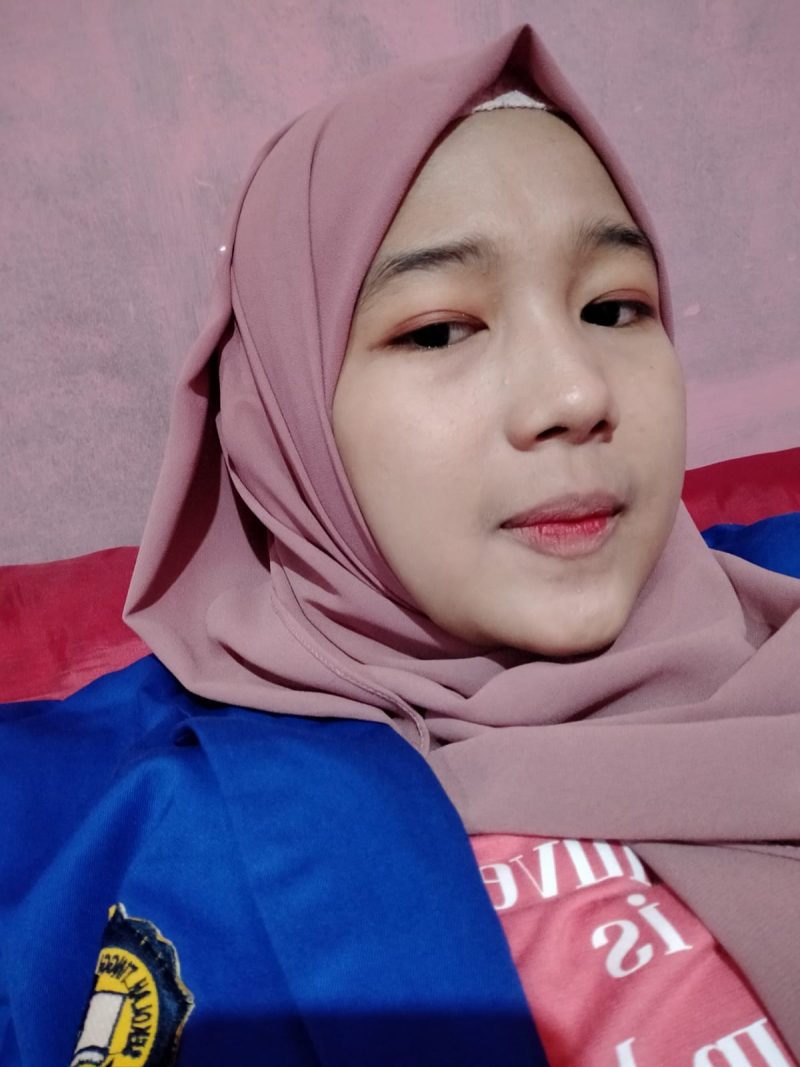 Hastuti, mahasiswi STBA Bina Dinamika Tambun Selatan Kabupaten Bekasi.