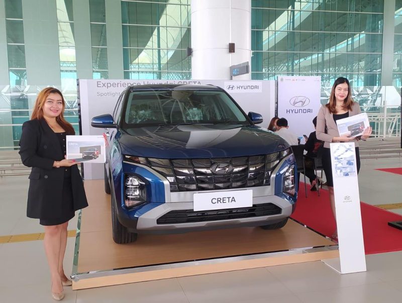 meran Hyundai tersebut berbarengan dengan kegiatan Collaborative & Collective Forum (CCF) di BIJB Kertajati. Selama pameran berlangsung, Hyundai Cirebon memberikan promo menarik untuk pembelian mobil Hyundai Creta.