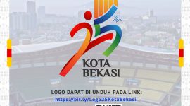 Logo resmi Hut Kota Bekasi ke -25 tahun.