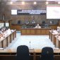 Tim Asistensi Pemerintah Kota Cirebon menyampaikan ekspose kepada Pansus DPRD terkait draf Raperda tentang Penyelenggaraan Komunikasi, Informatika, Statistik dan Persandian, Kamis (10/3/2022).