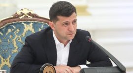 Presiden Volodymyr Zelensky.[Kyiv Post]

