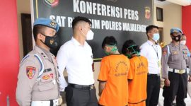 Satuan Reserse Kriminal Polres Majalengka Polda Jabar berhasil mengungkap dan mengamankan dua Pelaku Tindak Pidana 
