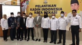 Foto : Kamar Dagang dan Industri Indonesia (KADIN) menggelar Pelantikan Ketua KADIN Indonesia Kota Bekasi Periode 2022-2027.