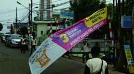 Foto : Melalui Kepala Bagian Humas Setda Kota Bekasi Sajekti Rubiyah, Pemkot Bekasi melakukan klarifikasi terhadap pemberitaan media online terkait bukan tufoksi tkk pasang baliho politik