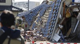 Gempa magnitudo 7,3 di wilayah timur Jepang. (AP/).