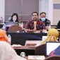 Badan Perencanaan Pembangunan Daerah (Bappeda) Kabupaten Bekasi menggelar rapat sinkronisasi pokok pikiran (pokir) usulan DPRD Kabupaten Bekasi, di Hotel Sakura, Kecamatan Cikarang Pusat, pada Kamis (10/03/2022). Foto: WULAN MAULIDDA/NEWSROOM DISKOMINFOSANTIK
