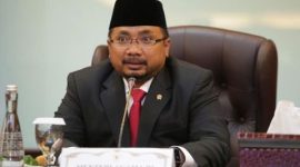 Menteri Agama (Menag) Yaqut Cholil Qoumas menyatakan bahwa secara bertahap label halal yang dikeluarkan MUI tidak laku di Indonesia. FOTO/DOK.KEMENAG