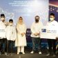 Foto : Keterangan Foto :

Presiden Direktur & CEO XL Axiata, Dian Siswarini (Tengah), Group Head Jabodetabek Region XL Axiata, Rd. Sofia Purbayanti (paling kiri), Group Head Customer Value & Experience Management XL Axiata, Mohamed Moharram (ketiga kanan) bersama pengurus dan santri dari Pondok Pesantren Tahfidz Qur’an Al-Muqqodam, Karawang, Jawa Barat, Rabu (13/4). XL Axiata menyalurkan donasi berupa perangkat laptop, router, paket data 240 GB selama 12 bulan, dan paket sembako kepada sejumlah pondok pesantren di berbagai daerah.