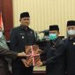 Foto : Rapat Paripurna penyampaian rekomendasi laporan keterangan pertanggungjawaban (LKPJ) Kepala Daerah tahun 2021.