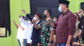 Foto : Pelaksana Tugas (Plt) Wali Kota Bekasi Tri Adhianto hadiri acara sosialisasi 4 pilar kebangsaan yang diselenggarakan oleh Karang Taruna Kota Bekasi, Jumat (15/04/2022).