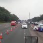 Foto : Atas Diskresi Kepolisian Jasa Marga Berlakukan Contraflow Km 47+000 sampai dengan KM 65+000 Jalan Tol Jakarta-Cikampek arah Cikampek.