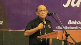 Foto : Ketua Umum Koni Kota Bekasi Abdul Rosyid juga para Cabang Olahraga se-Kota Bekasi yang akan siap merebut tiga besar Porprog XIV Jawa Barat.