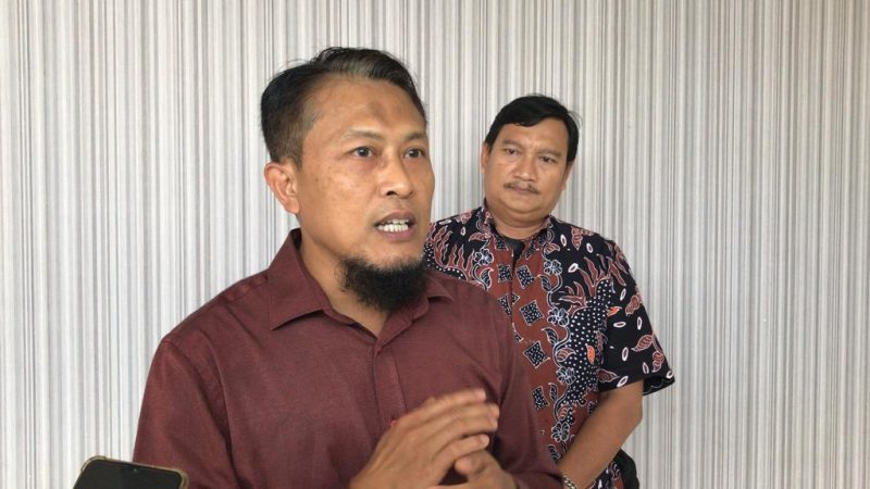 PELATIHAN BPS: Irwanto Ketua Tim Long Form SP2020, BPS Kabupaten Bekasi, saat diwawancarai Newsroom Diskominfosantik, di Hotel Sunerra Antero, Desa Mekarmukti, Kecamatan Cikarang Utara, pada Jum'at, (13/05/2022).