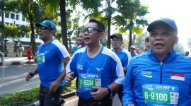 Foto : Pj Bupati Bekasi Dani Ramdan ingin di Kabupaten Bekasi ada kegiatan olahraga massal seperti lari marathon yang diikuti oleh berbagai lapisan masyarakat. 