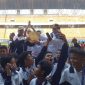 Foto : Perhelatan pesta olahraga pelajar Kabupaten Bekasi yang digelar sejak 23 Juli lalu, ditutup secara resmi oleh Sekda Kabupaten Bekasi, Dedy Supriyadi di Stadion Wibawa Mukti, Desa Sertajaya Kecamatan Cikarang Timur, pada Sabtu (30/07).
