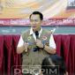 foto : Pj Bupati Bekasi Dani Ramdan saat berbicara di acara Pelatihan Pencegahan dan Mitigasi Bencana yang diselenggarakan oleh BPBD Kota Bekasi, di Gedung Balai Warga, Perumahan Irigasi Bekasi Timur, Jumat (05/08). Foto : Prokopim Pemkab Bekasi.
